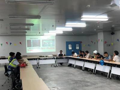 雙節(jié)前夕，東方日升義烏生產(chǎn)基地開展安全大行動 教育咨詢與管理并重